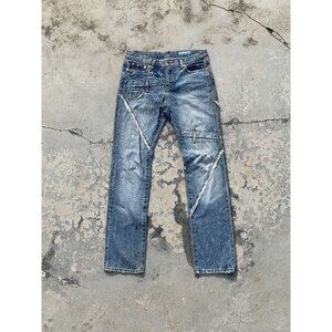 Vintage Tiptop Psychedelic Deconstructed Denim Jeans